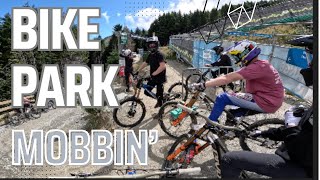 BIKE PARK MOBBIN' WITH MAATES - QUEENSTOWN DH