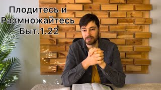 Плодитесь и размножайтесь . Быт. 1.22