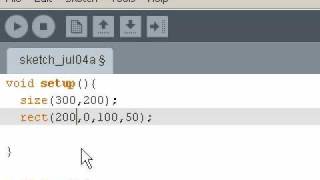 Processing: Basic Shapes part 3