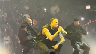Chris Brown Heat in Chicago Best Side Front Row View on the 11:11 Tour