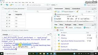 How to calculate mean, median, variance and standard deviation using R studio? (TUTORIAL)