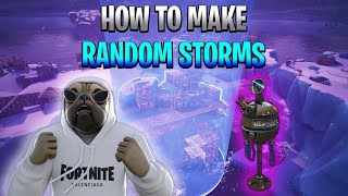 How To Make Random Storms In Fortnite Creative