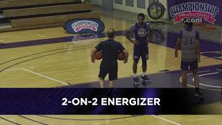 The 2-on-2 Energizer Drill for Pack Line Defense Basketball Teams!