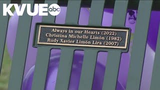 East Austin community unveils new bench honoring loved ones killed by domestic violence