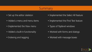 78 Creating the Context Pop Up Menu
