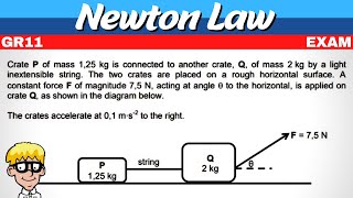 Newton Laws Exam Questions