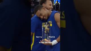 Jordan Poole passes Steph Curry to become the youngest player in NBA history to lead the league 🏀