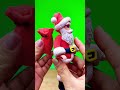 diy how to make santa claus with polymer clay christmas special craft christmas decoration idea