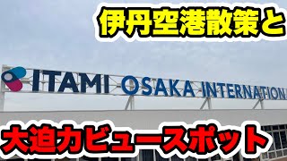 【最後は大迫力】伊丹空港を散策して抜群のビュースポットで大迫力の飛行機を見てきた！