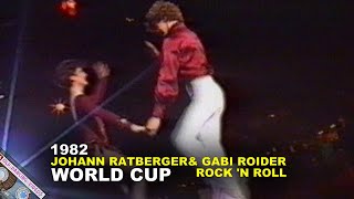 1982 Johann Ratberger and Gabi Roider ROCK 'N ROLL demonstration at The World Cup 10 Dance