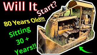 Will it start? Old Caterpillar Bulldozer D2 5J