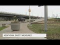 Following fatal incident, Iowa DOT installs temporary barriers on I-74 bike path