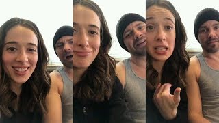 Marina Squerciati with Patrick Flueger | Instagram Live Stream | April 11 2018