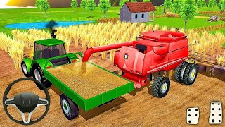 🔵Real Tractor Farming Simulator 2018 - Harvester Tractor Driving  - Android Gameplay