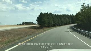 Driving Directions from Midlothian on 288