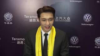 190613 ZHANG YIXING 张艺兴 — 25th Huading Awards backstage interview