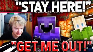 TommyInnit GETS TRAPPED BY BADBOYHALO'S EGG! (dream smp)