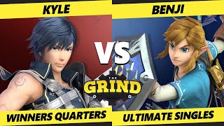 The Grind 167 Winners Quarters - Kyle (Chrom) Vs. benji (Link) Smash Ultimate - SSBU