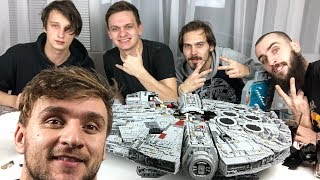 Stavíme přes 20 hodin největší sériové Lego světa! | Millennium Falcon, 7 500 kousků