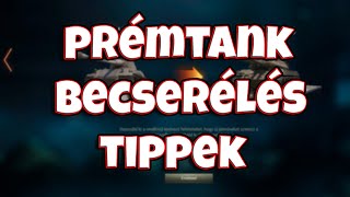 PRÉMIUM TANK BECSERÉLÉS TIPPEK!