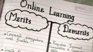 Online Class-Merits and Demerits/Advantages and Disadvantages of Online Education/Digital Learning