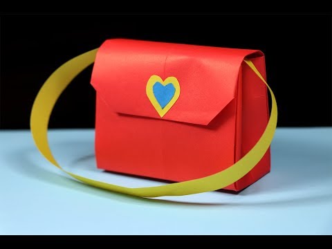 How to make a paper handbag - Easy origami handbag tutorial How to make a paper handbag - Easy origami handbag tutorial