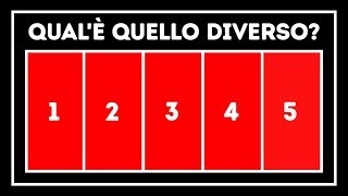 Solo le persone con una vista perfetta possono superare questo quiz