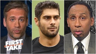 Should the 49ers stick with Jimmy Garoppolo? Stephen A. and Max debate | First Take