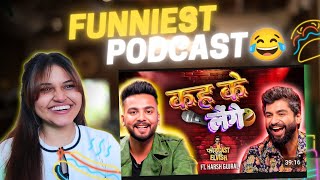 Reaction On:Elvish Yadav Podcast ft. Harsh Gujral | Fun Chat😂🎙️