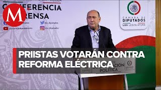 Diputados del PRI que apoyen reforma eléctrica podrían ser expulsados: Moreira