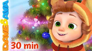 🎊 Winter Fun and More Christmas Songs | Nursery Rhymes by Dave and Ava 🎊