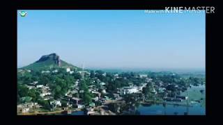 Gunj basoda -tyonda bagharu dame top view video