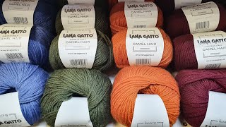 Lana Gatto Camel Hair роскошная пряжа в благородных цветах