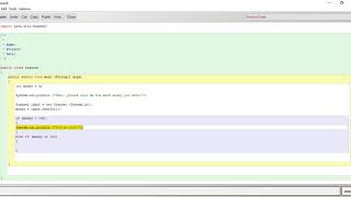 Java - BlueJ - Lesson 6: How to use If Statements