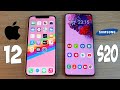 IPHONE 12 VS SAMSUNG GALAXY S20 - БИТВА ЛУЧШИХ! ПОЛНОЕ СРАВНЕНИЕ