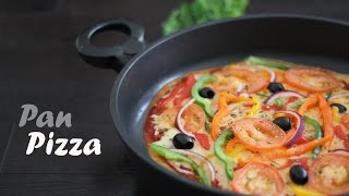 No yeast quick pan pizza (ලෙහෙසියෙන්ම ඊස්ට් නැතිව පෑන් පීසා හදමු)