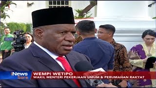 Ditunjuk Wakil Menteri PUPR, Ini Target yang Akan Dicapai Wempi Wetipo - iNews Sore 26/10