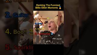 Ranking Billie Eilish Funny Moments 🏅 || #billieeilish #funny #moments #ranked #shorts ||