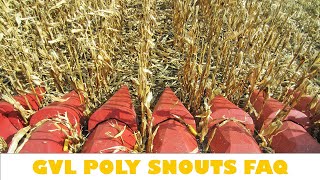 GVL Poly Corn Snouts - Eric Answers Corn Growers Common Questions