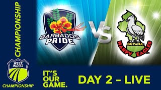 🔴 LIVE  Barbados v Guyana - Day 2 | West Indies Championship | Thursday 2nd Feb 2023