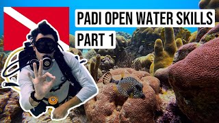 PADI Open Water Skills part 1 - Curacao