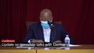 Update on genocide talks by Vice President