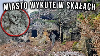 Opuszczone domy wykute w skałach