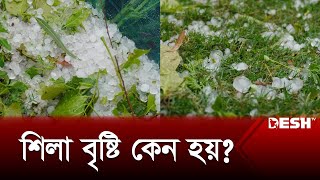 শিলা বৃষ্টি কেন হয়? | Shila Bristi | Rock Rain | News | Desh TV