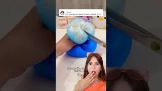 CUTTING OPEN MY GIANT STRESS BALLS! 😱😭✂️ *rip squishy*