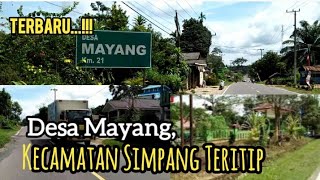 desa mayang kecamatan simpang teritip @YouTube @saamiichannel9315