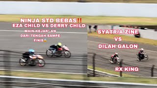 DERRY CHILD VS EZA CHILD| MAIN KEJAR” AN DARI TENGAH SAMPE FINIS😱