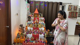 Dussehra special BOMMALA KOLUVU (బొమ్మల కొలువు) on live vlog |Sushma Kiron