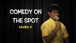 AMAZING ON THE SPOT STAND UP COMEDY - Xavier the Comic