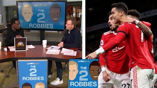 Ronaldo hat trick propels Man United; Liverpool edge Brighton | The 2 Robbies Podcast | NBC Sports